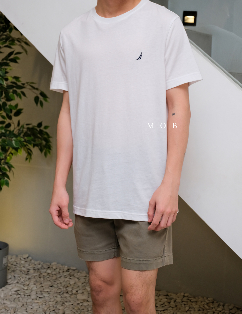 NTSST01004 Crewneck SS Tee White