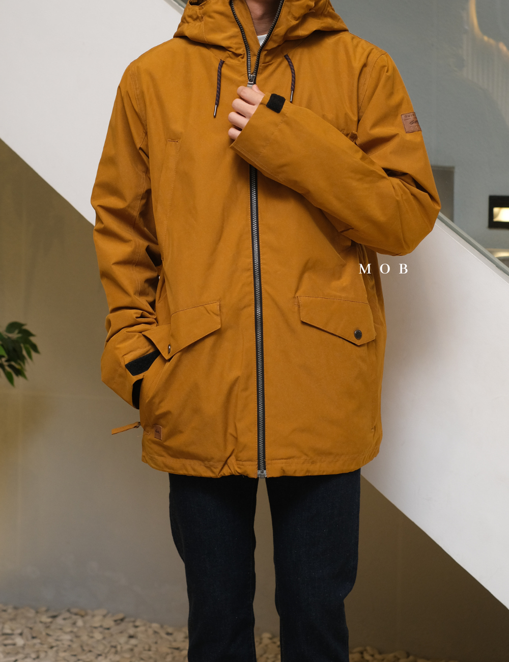 QSWP04003 Drift Parka Jacket Snow Jacket Golden Brown