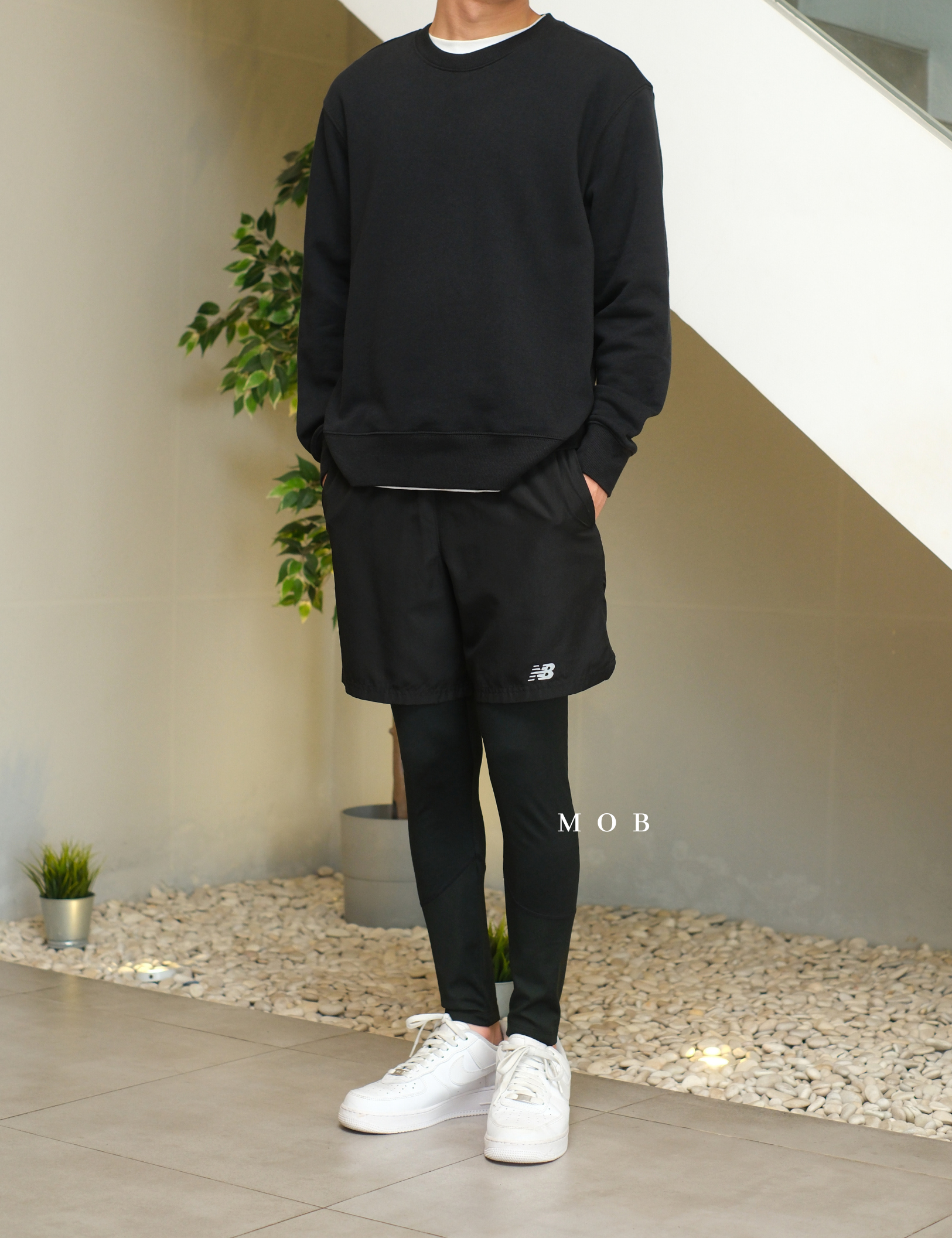 MBLTG01001A UP Logo Tights Black