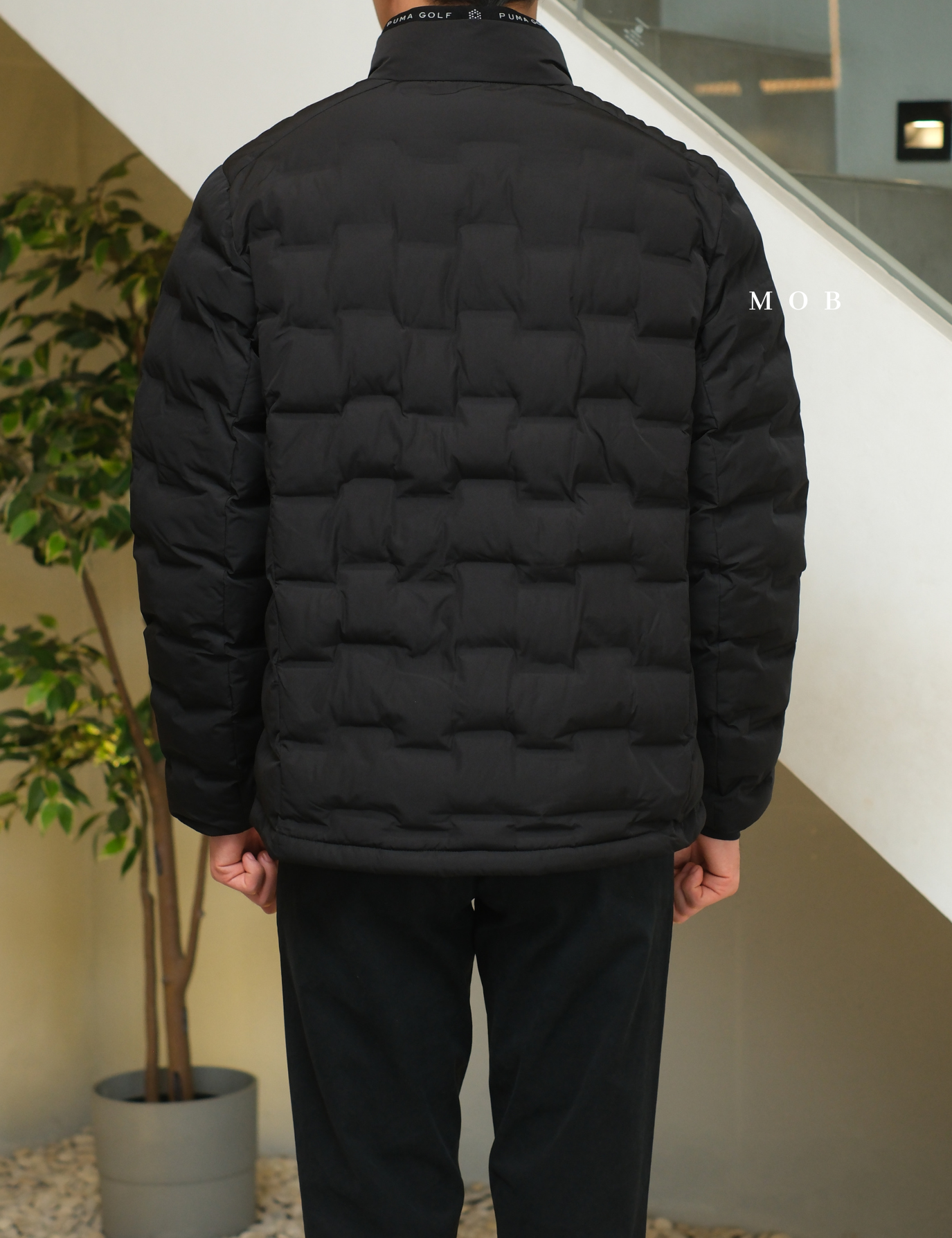 PMJ01001B Puma Tube Padding Jacket Black