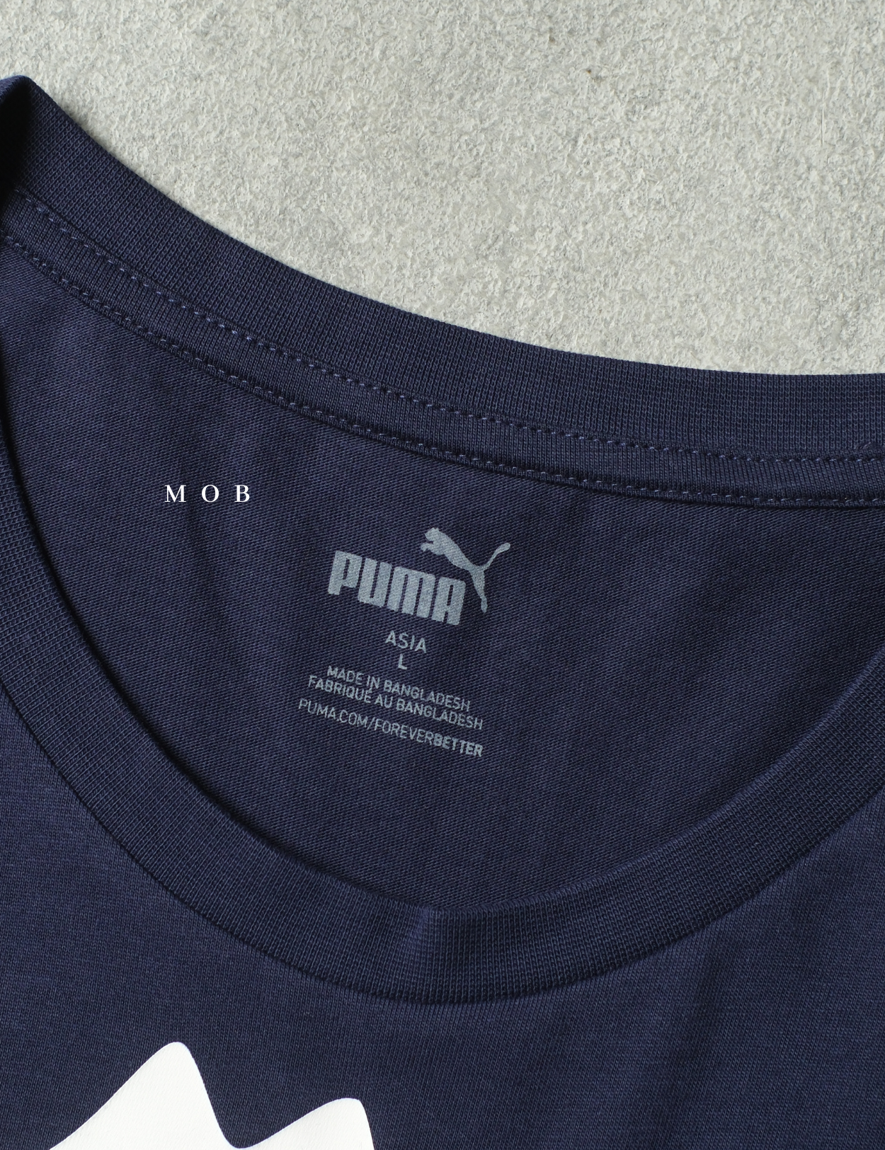 PMSST08004 Big Cat Logo SS Tee Navy