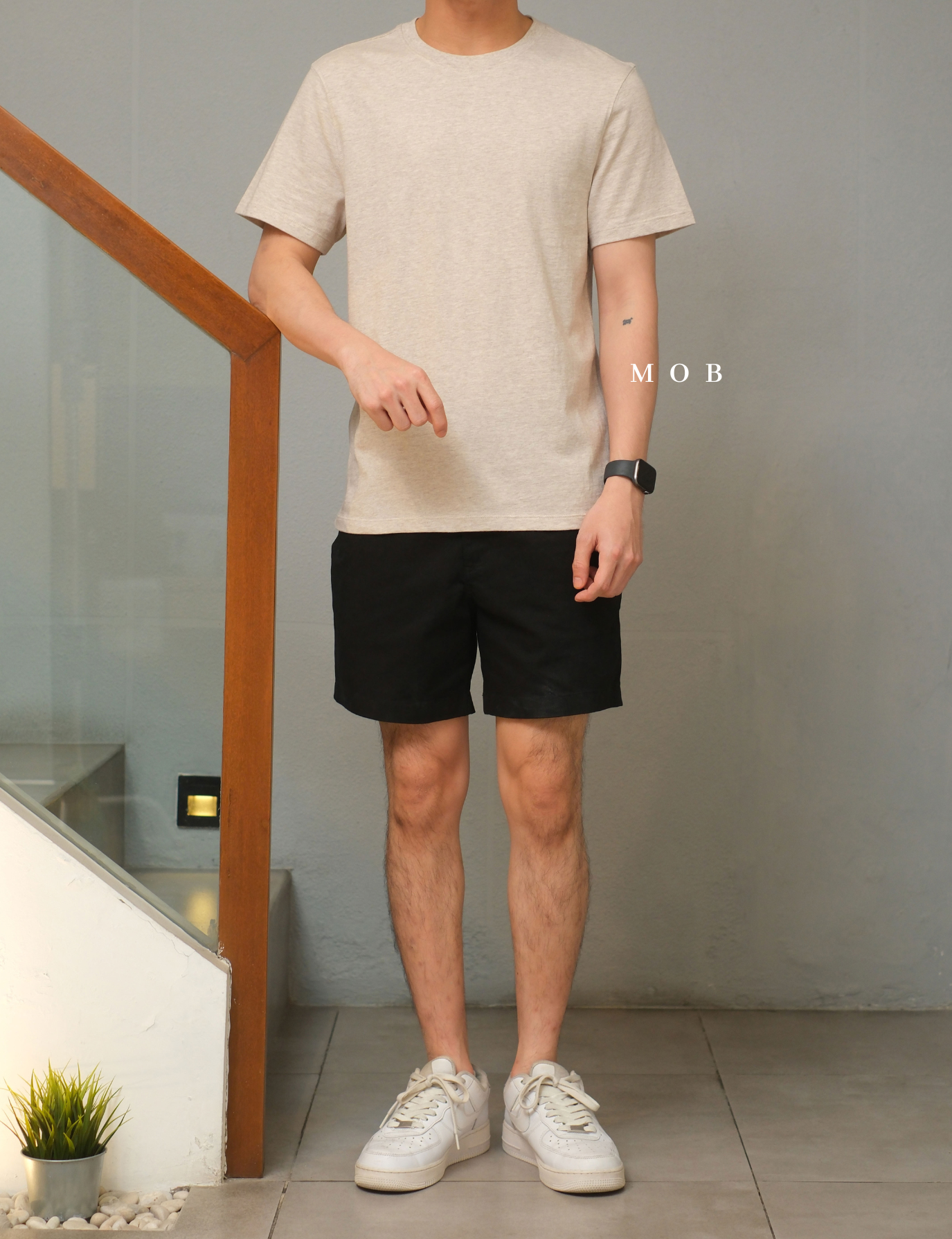 GFW01SST001-004 Every Wear SS Tee Ivory Misty