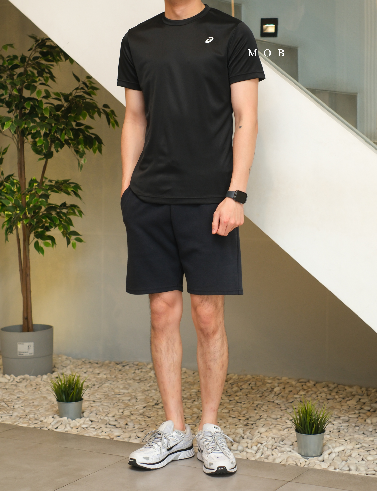 ASSST06005A Small Logo SS Tee Black