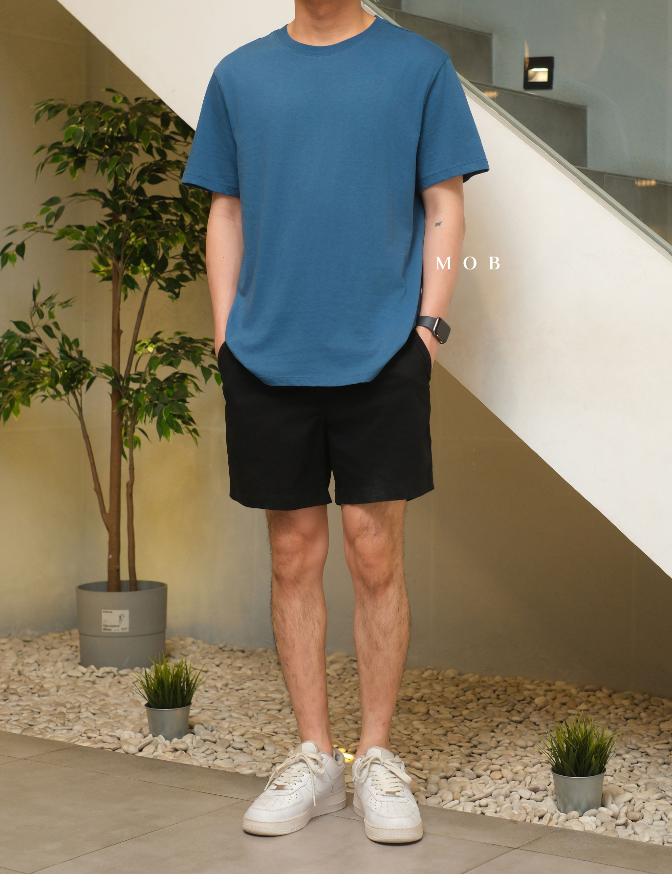 GFW01SST001-005 Every Wear SS Tee Coastal Blue