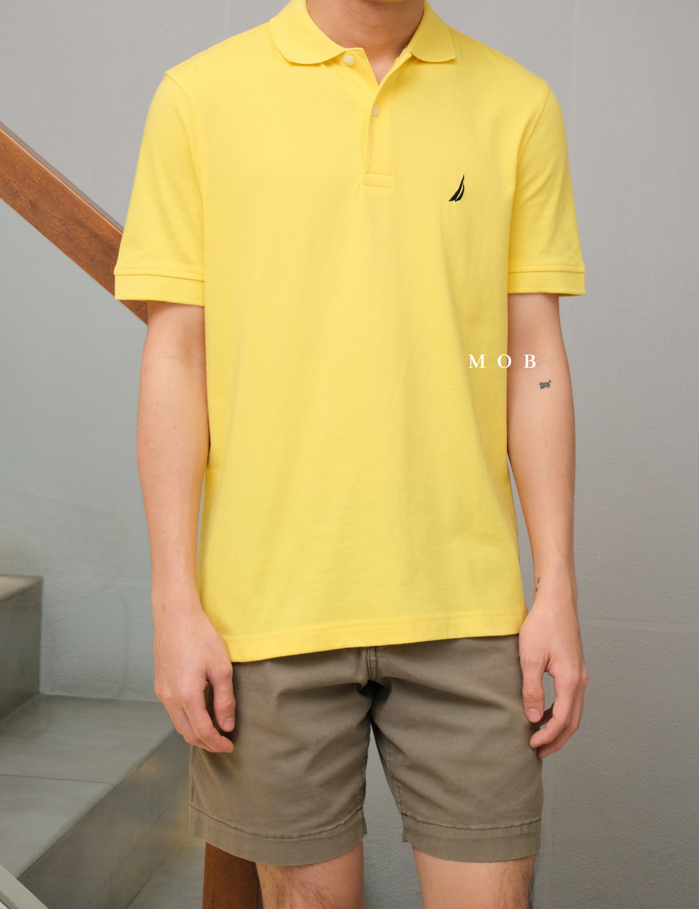 NTPS06005 Basic Soft Cotton Polo Yellow