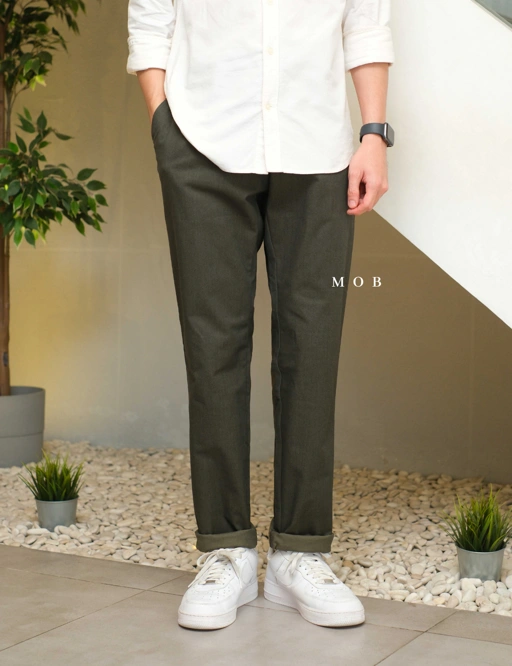 Image of ONPT2805 Athletic Ultimate Chino Pants Olive Misty