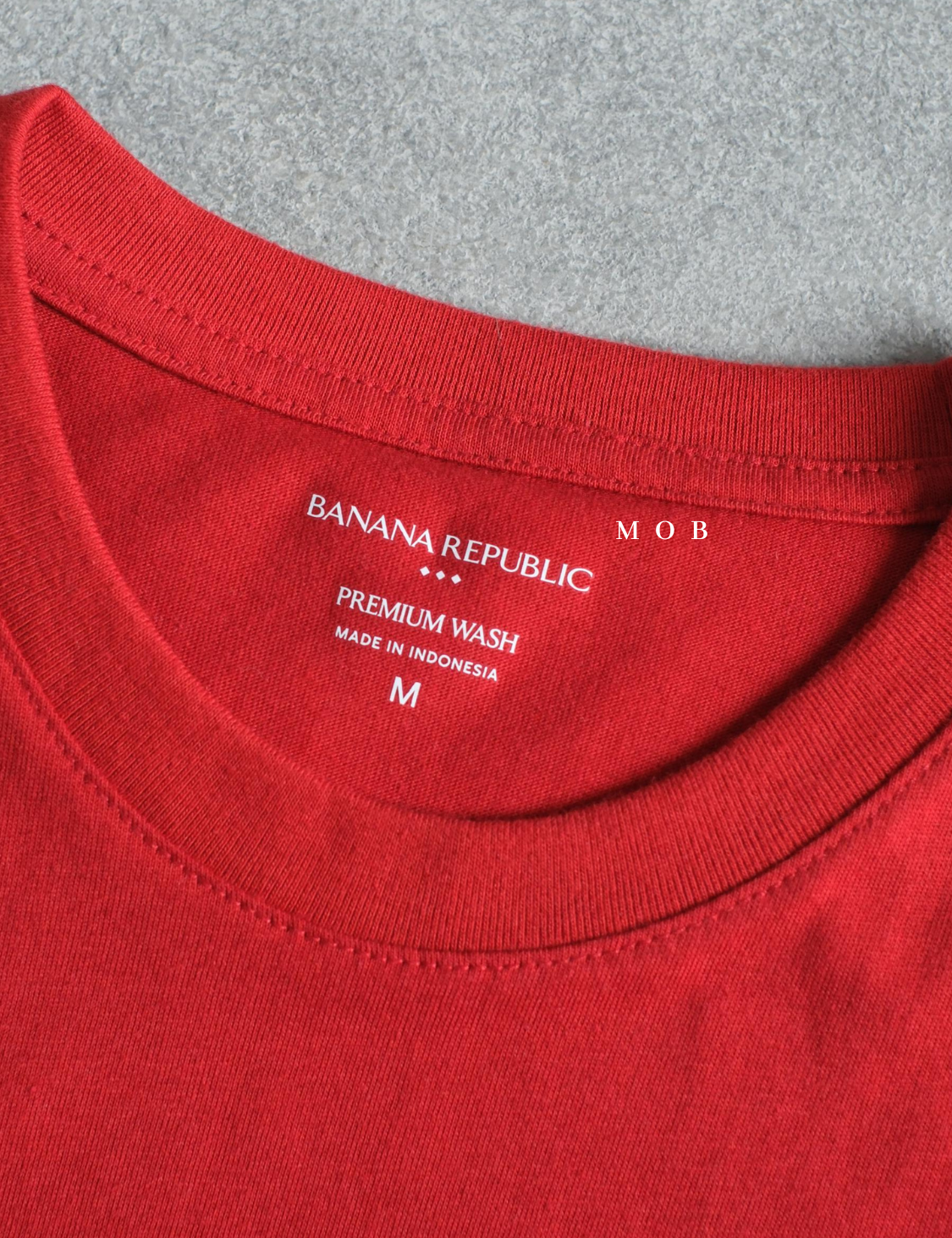 BRSST04002 Premium Wash SS Tee Red