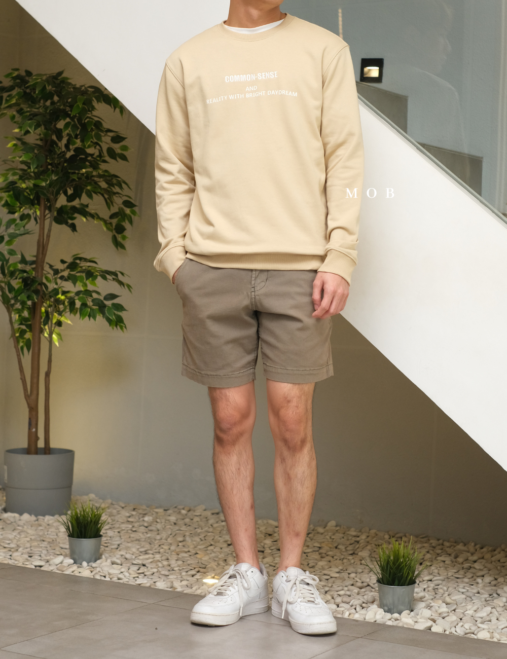 IBSW01002B Common-Sense Sweatshirt Beige
