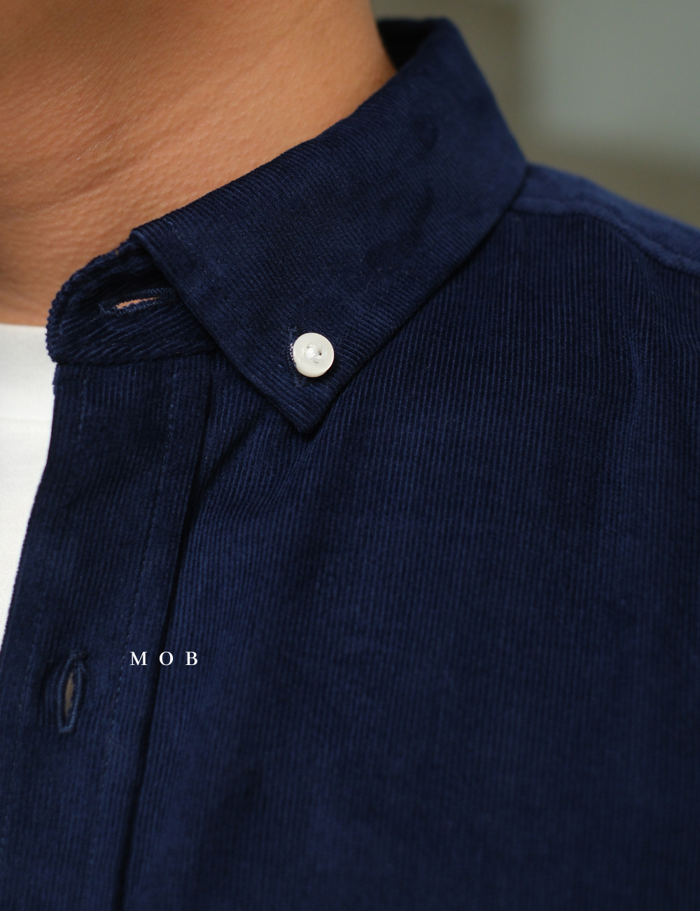 CLRLSS01001D Corduroy Shirt Jacket Navy