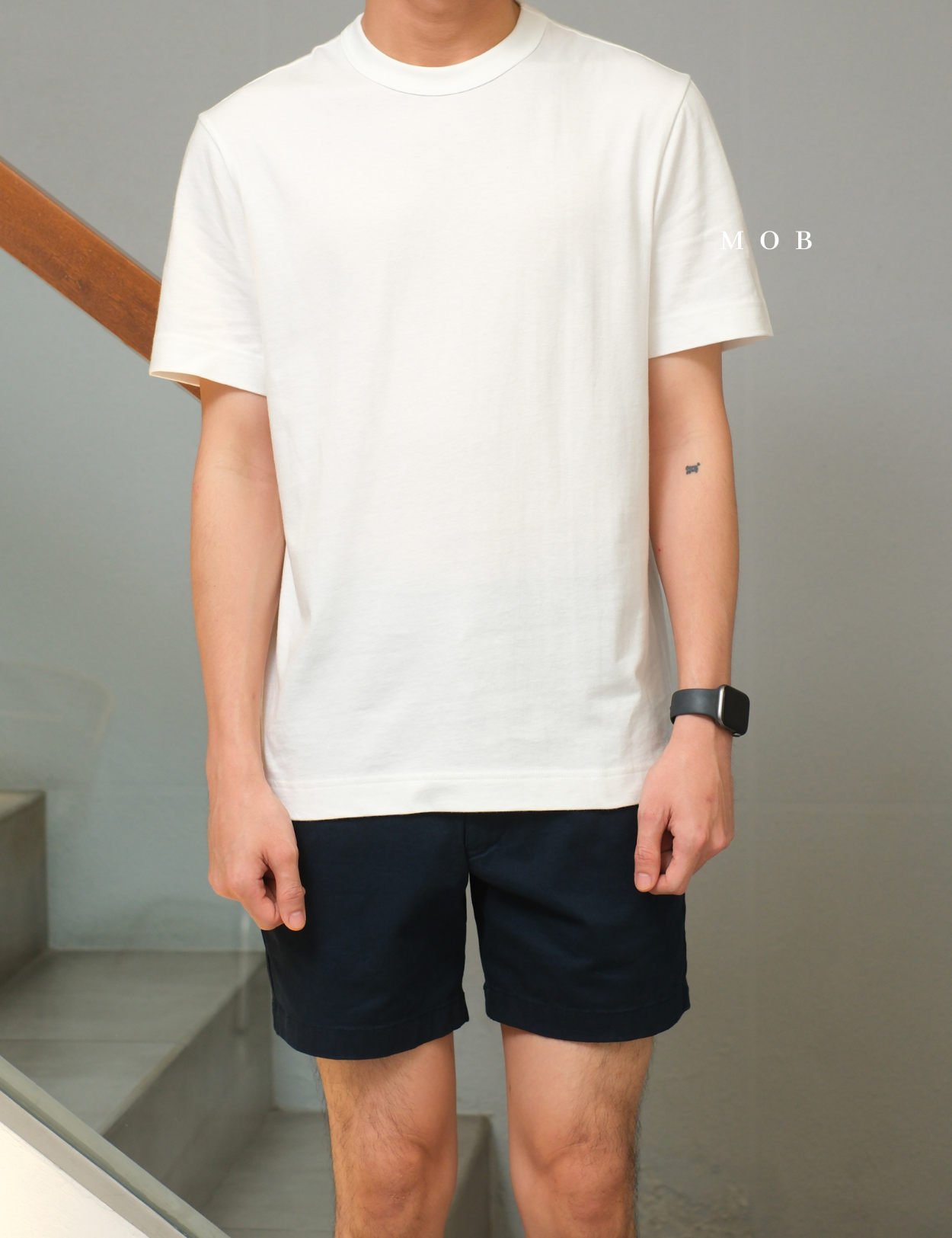 MODSST01001C Basic SS Tee White
