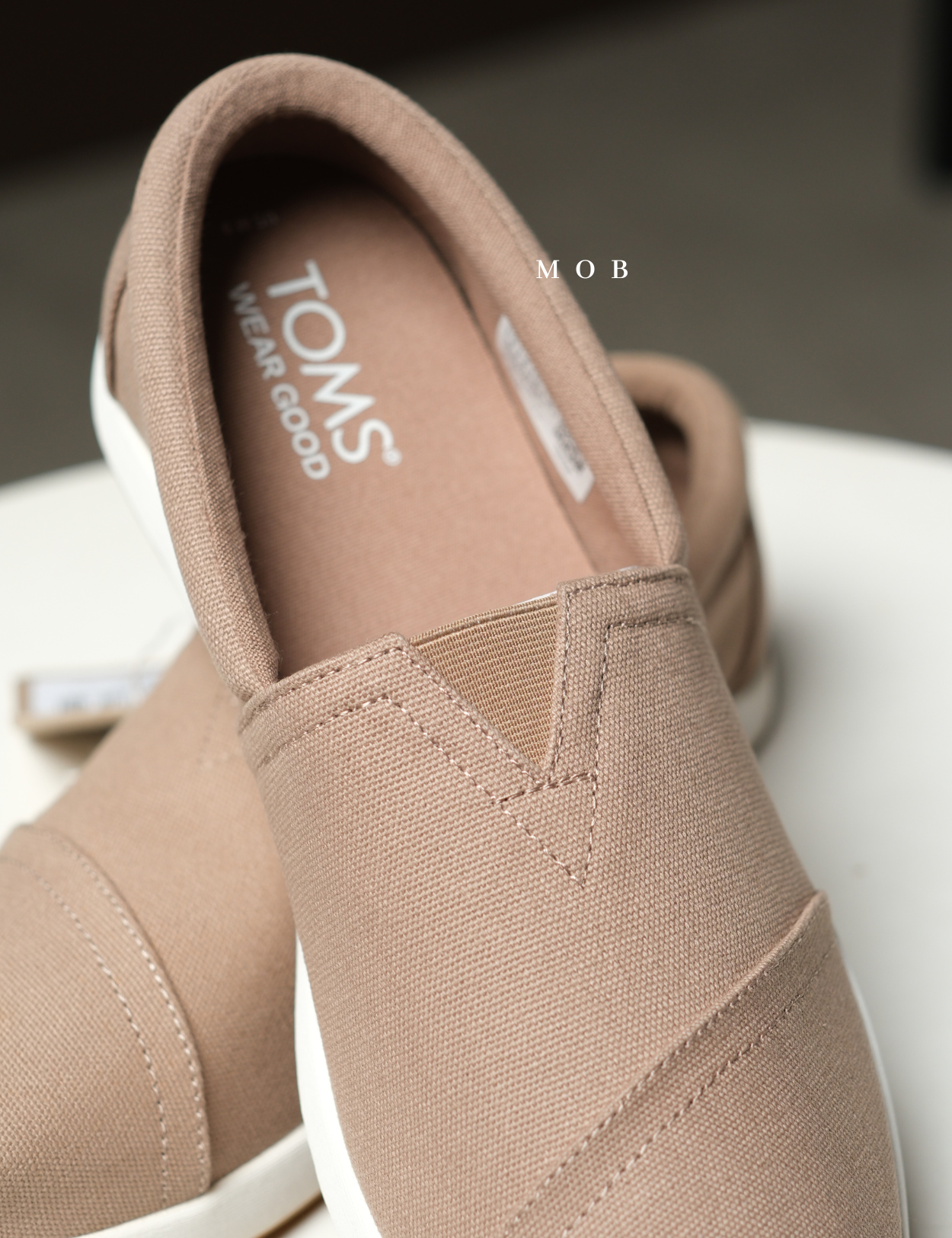 TMSSSH01002A Alp FWD Shoes Dune Recycled Cotton Canvas