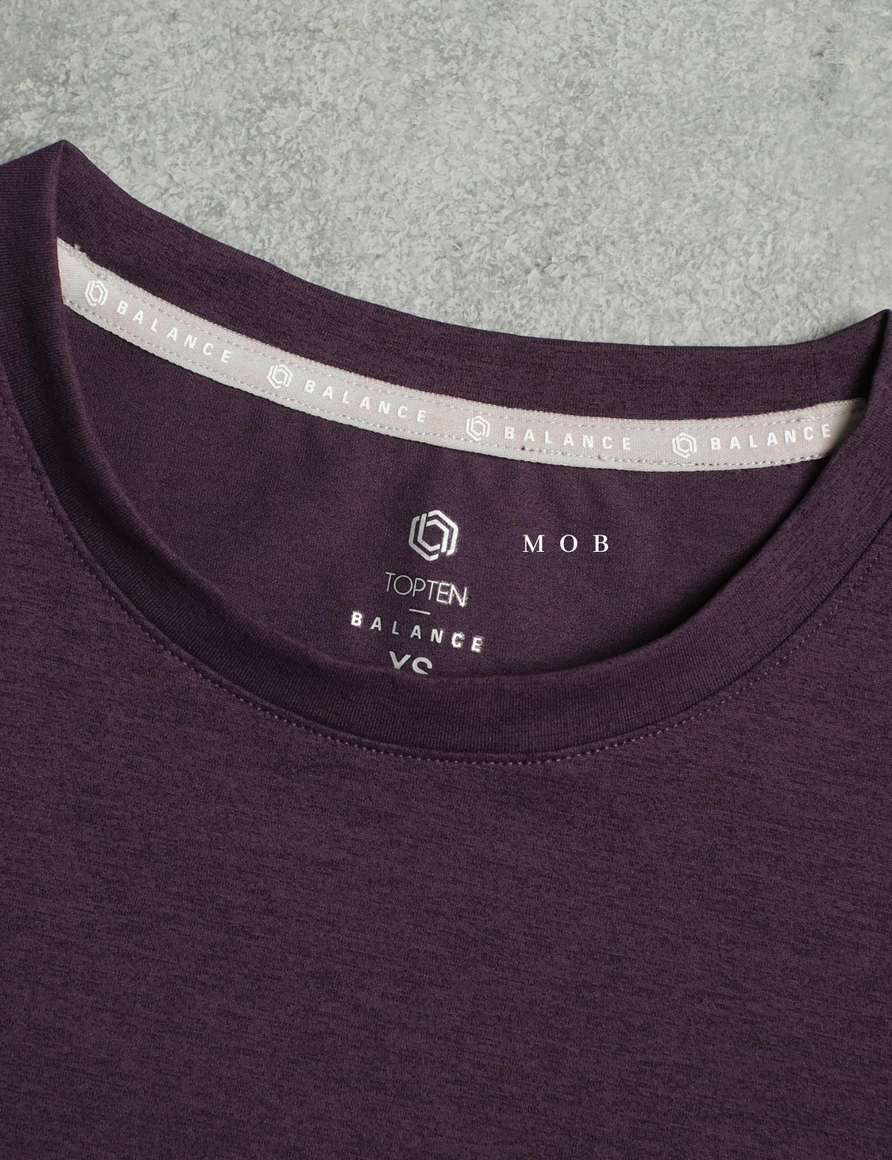 TOPSST03001C UV & Cooling Fit SS Tee Purple