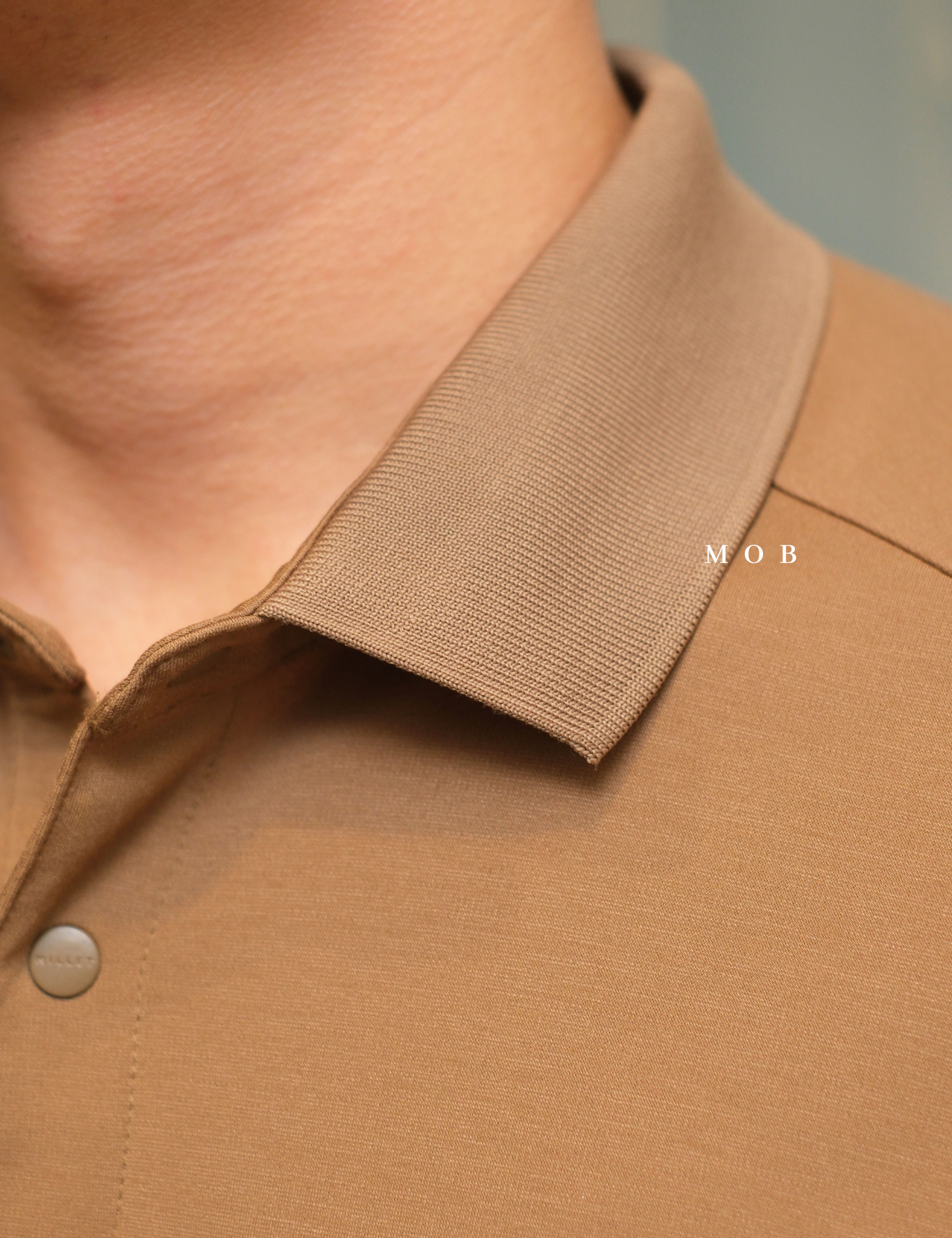 MIL01SSP001-001 Performance SS Polo Tan Brown