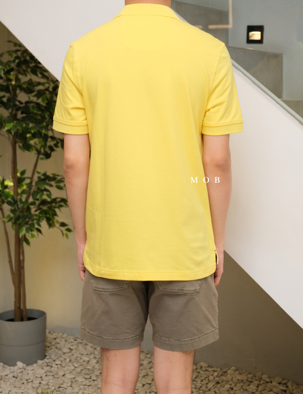 NTPS06005 Basic Soft Cotton Polo Yellow