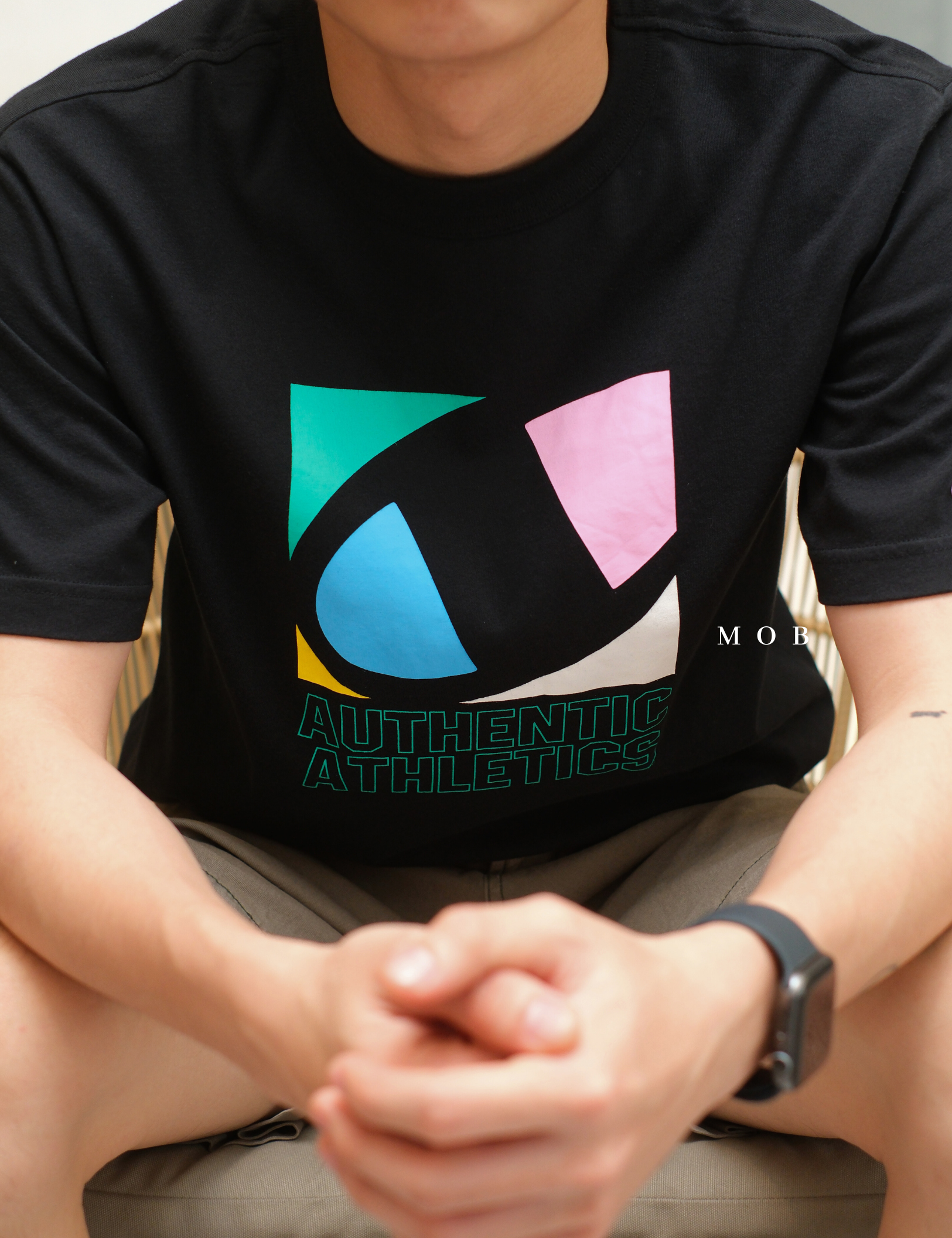 CHMPSST2407B Box C Logo SS Tee Black