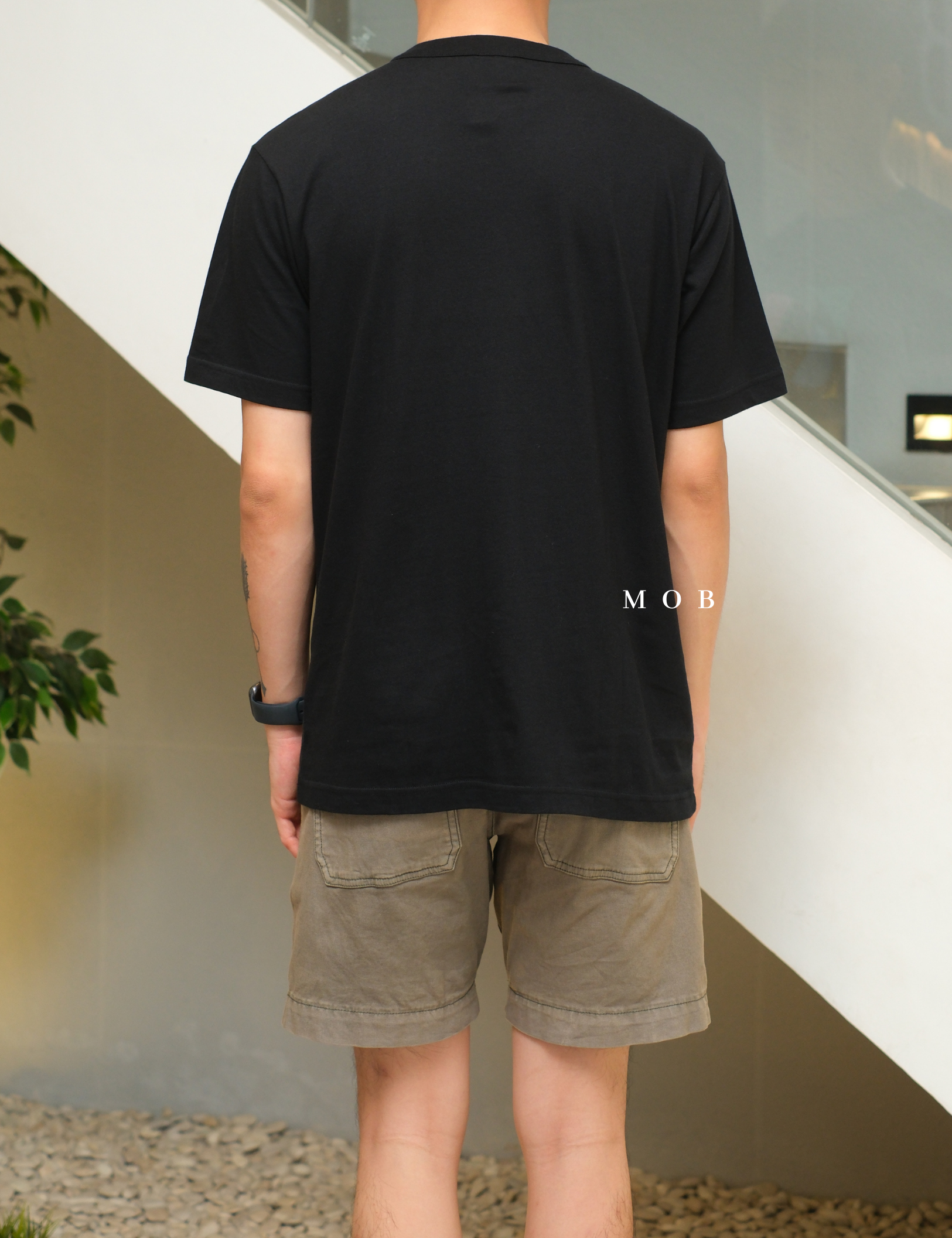 CHMPSST2407B Box C Logo SS Tee Black