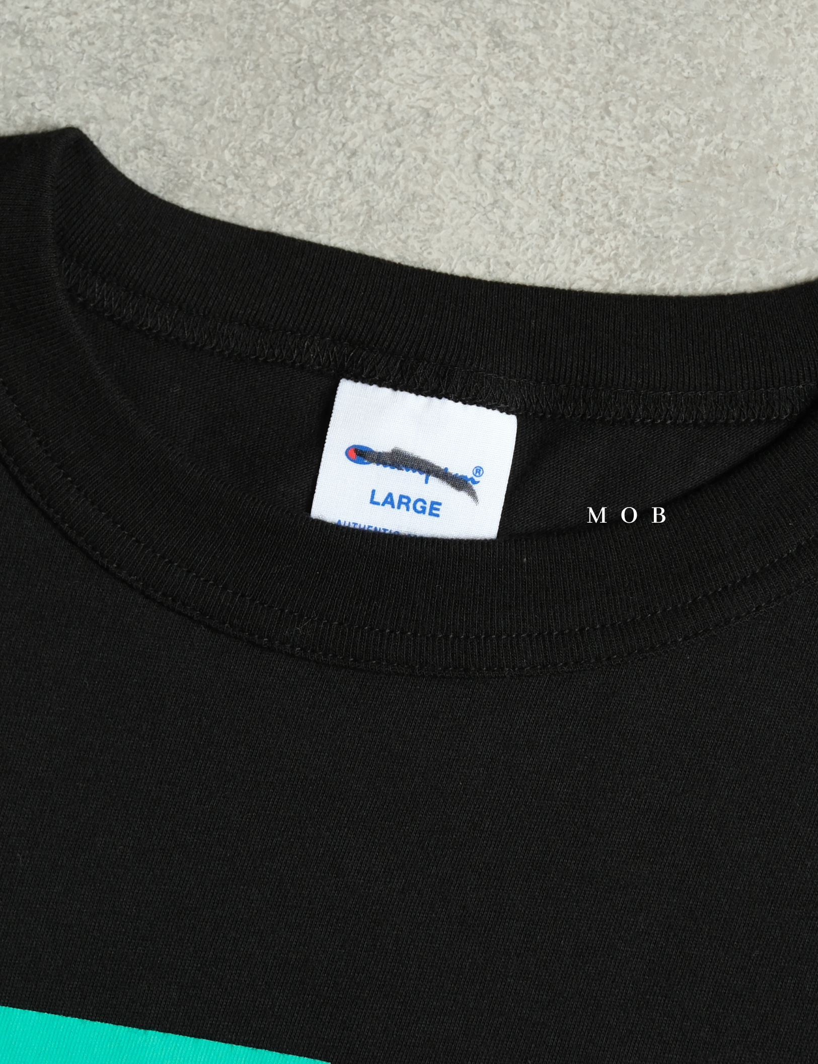 CHMPSST2407B Box C Logo SS Tee Black