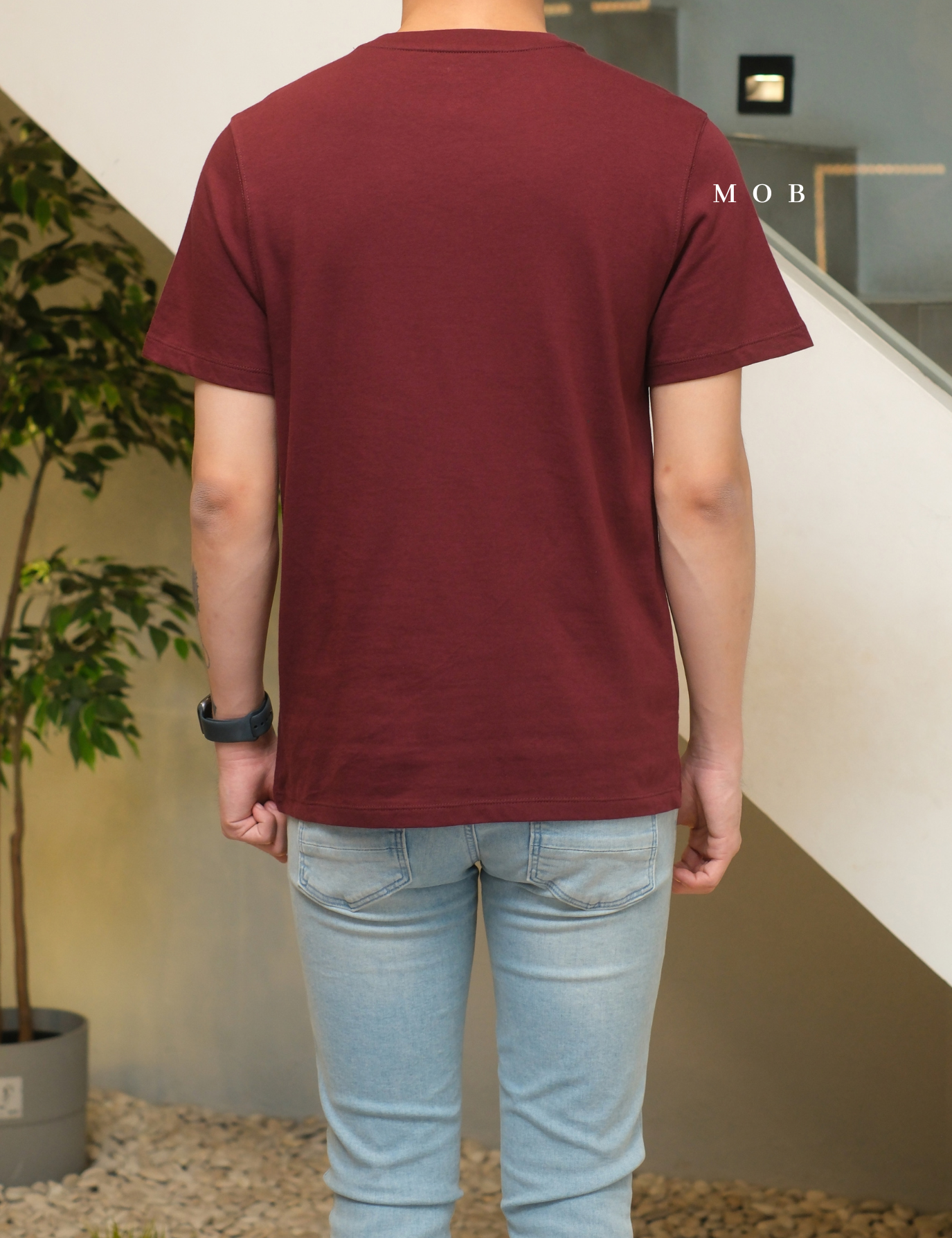 GFW01SST001-006 Every Wear SS Tee Maroon
