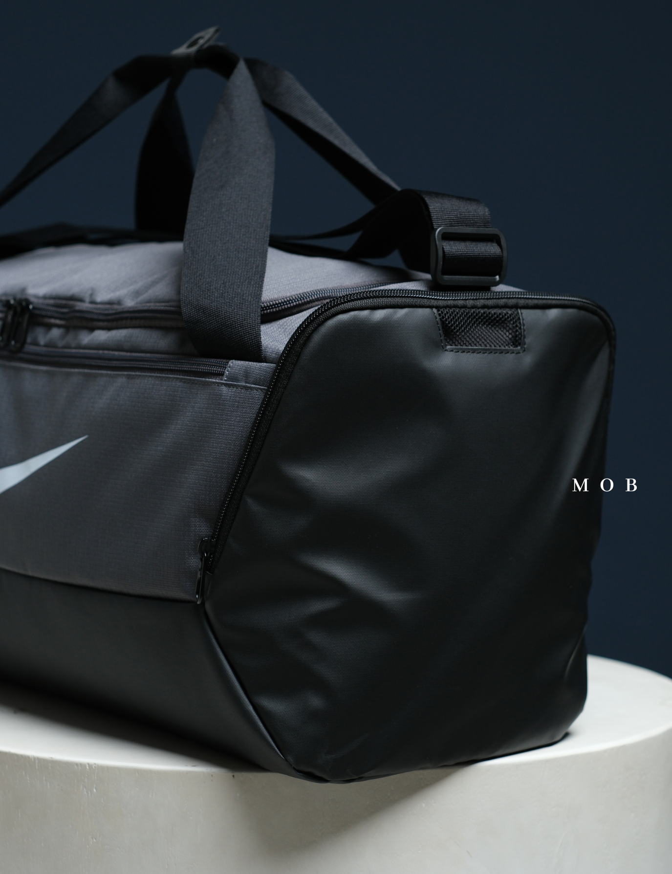 NKBAG03001A Brasilia Duffel Bag Cloud Grey Black (41L)