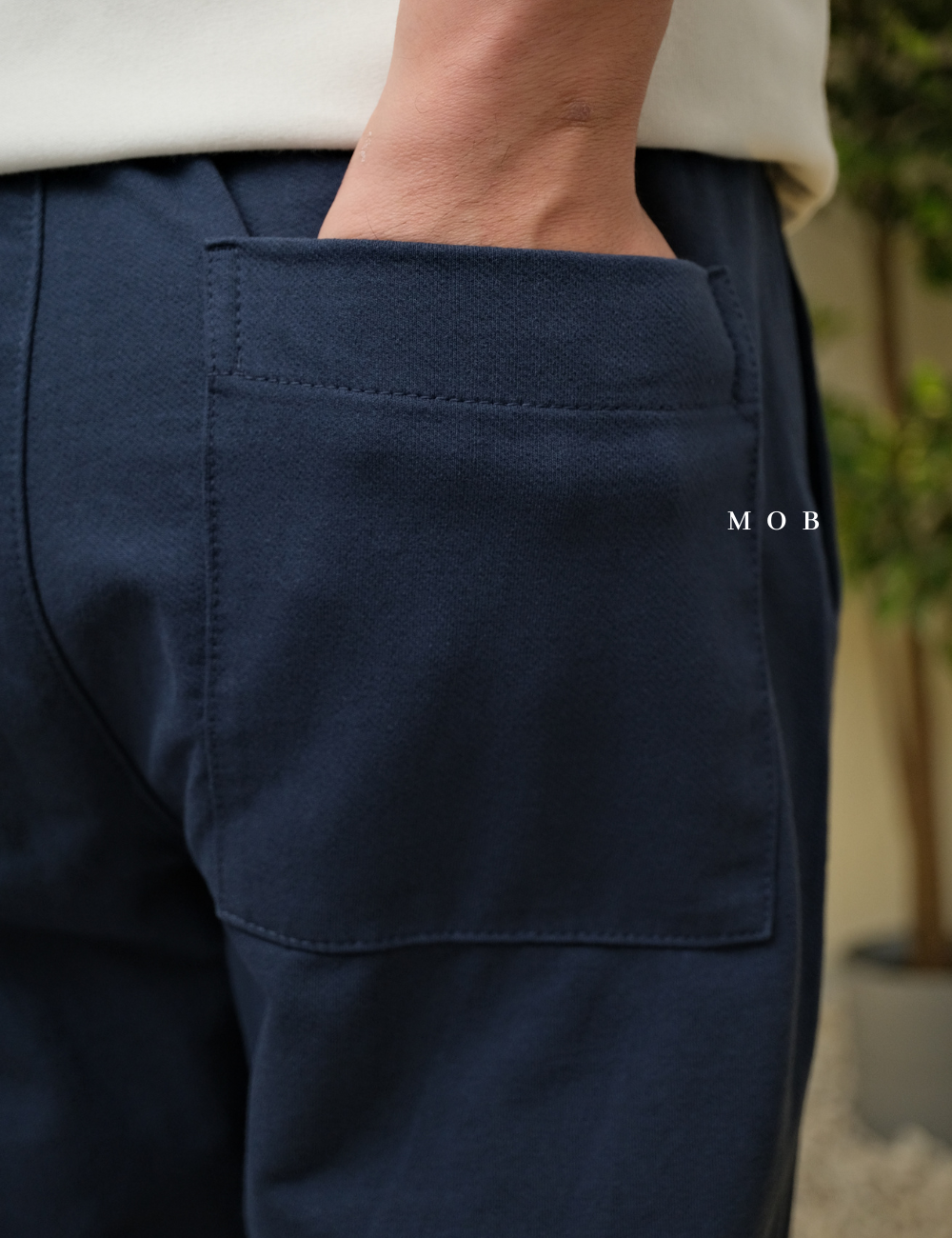 UNQPT1205C Ankle Pants Dark Blue 