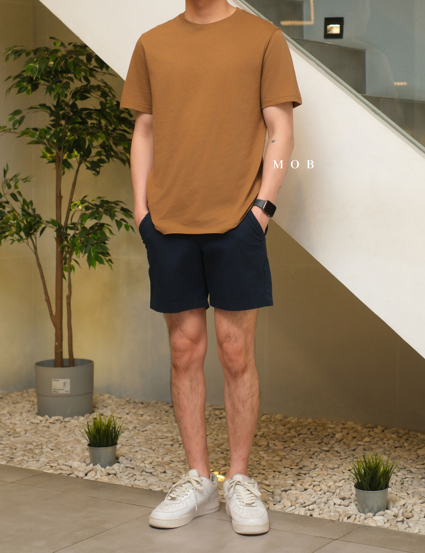 GFW01SST001-002 Every Wear SS Tee Brown