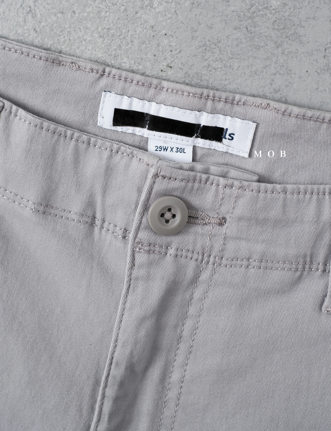 AZEPT05008 Straight Fit Cargo Pants Cloud Grey