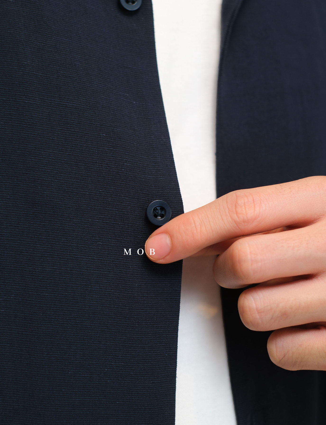 SPL01SSS002-003 Smart Open Collar SS Shirt Navy
