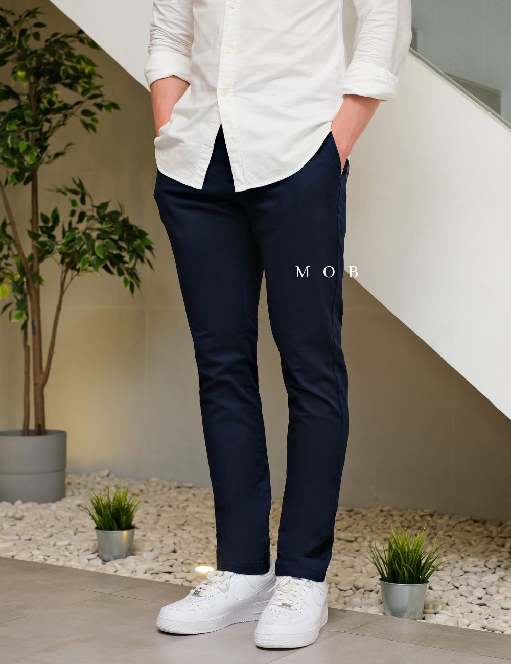 ONPT3401D Skinny Ultimate Built in Flex Chino Pants Navy