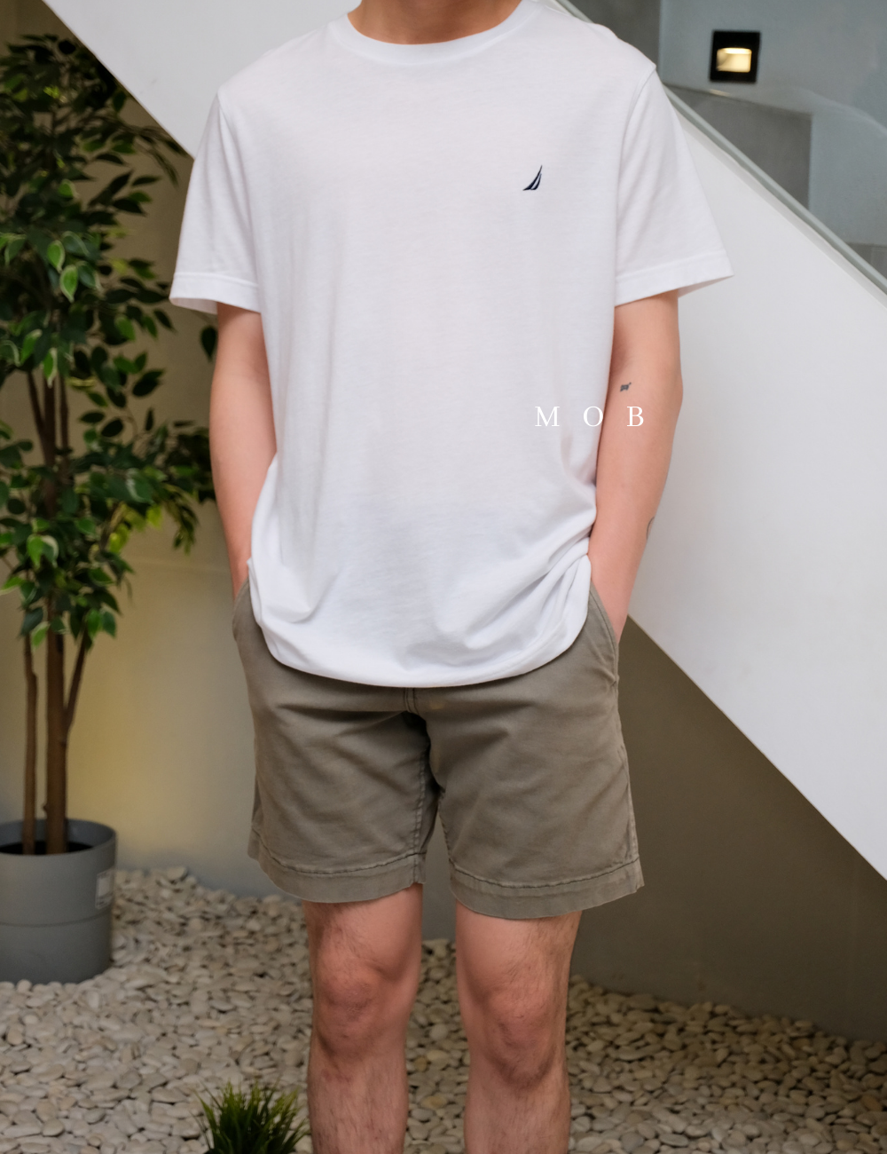 NTSST01004 Crewneck SS Tee White