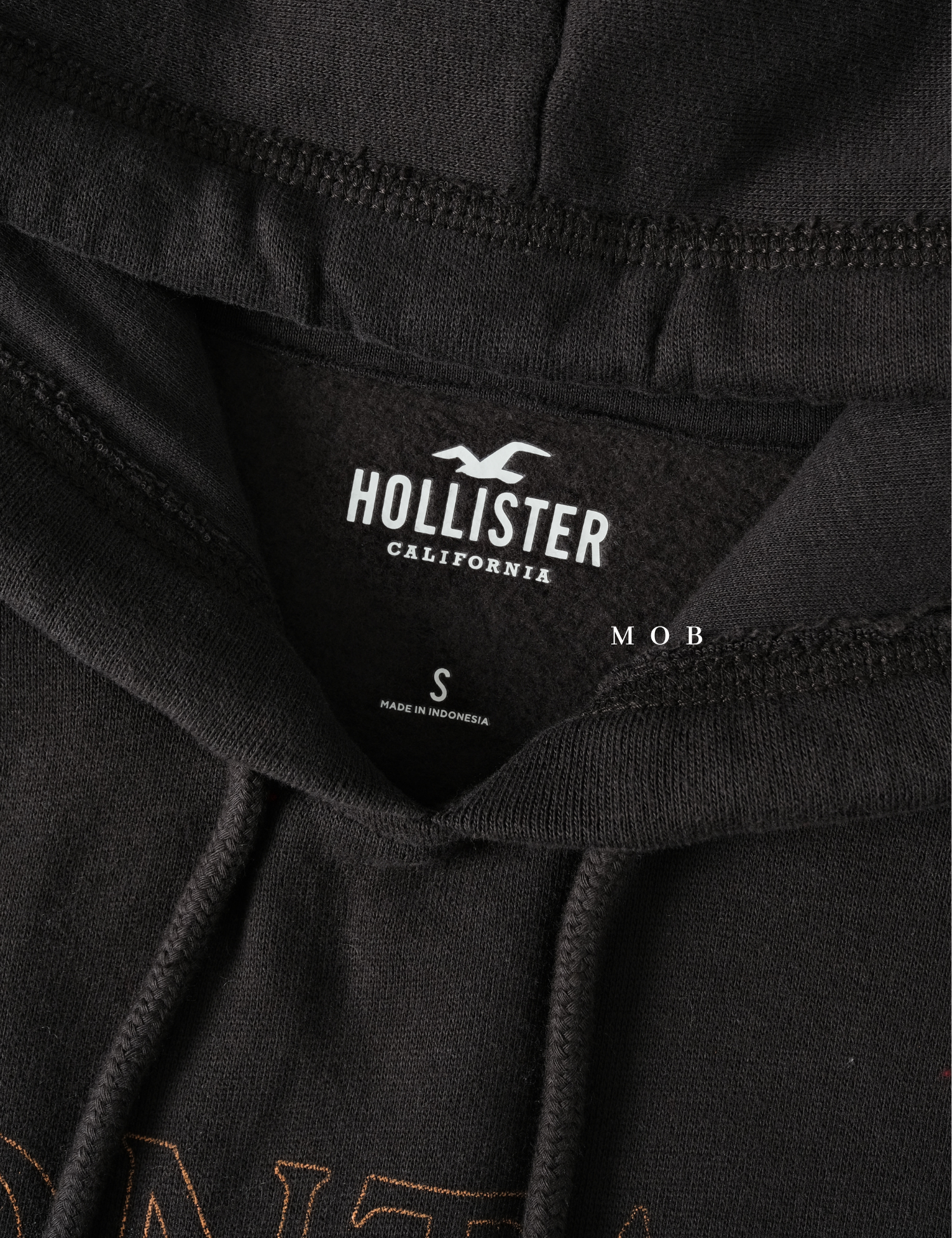HOLLHOD01001 Eagle Montana Hoodie Charcoal 