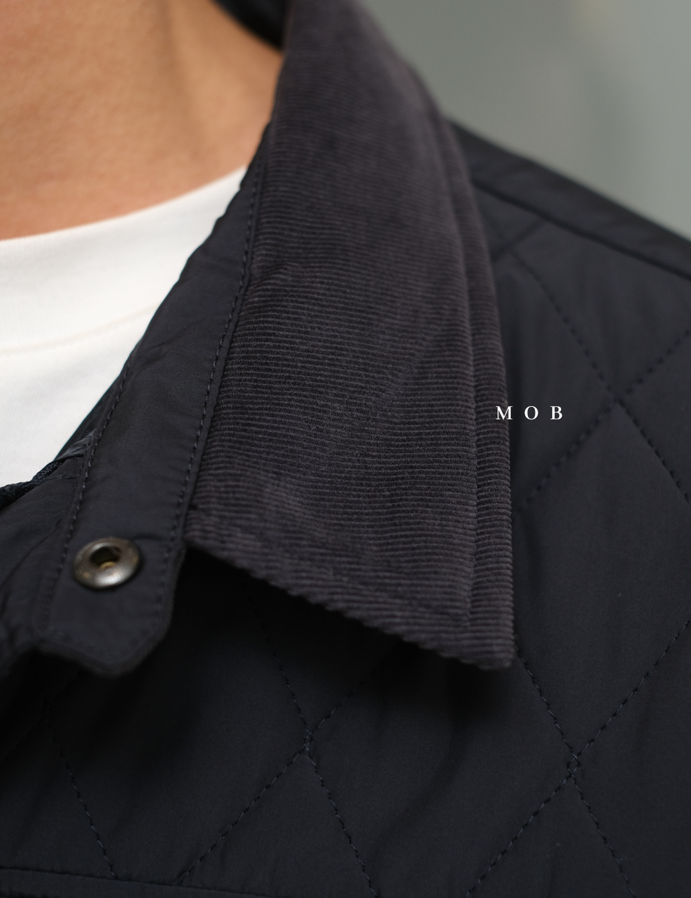 SPJ01001 Quilted Jacket Navy