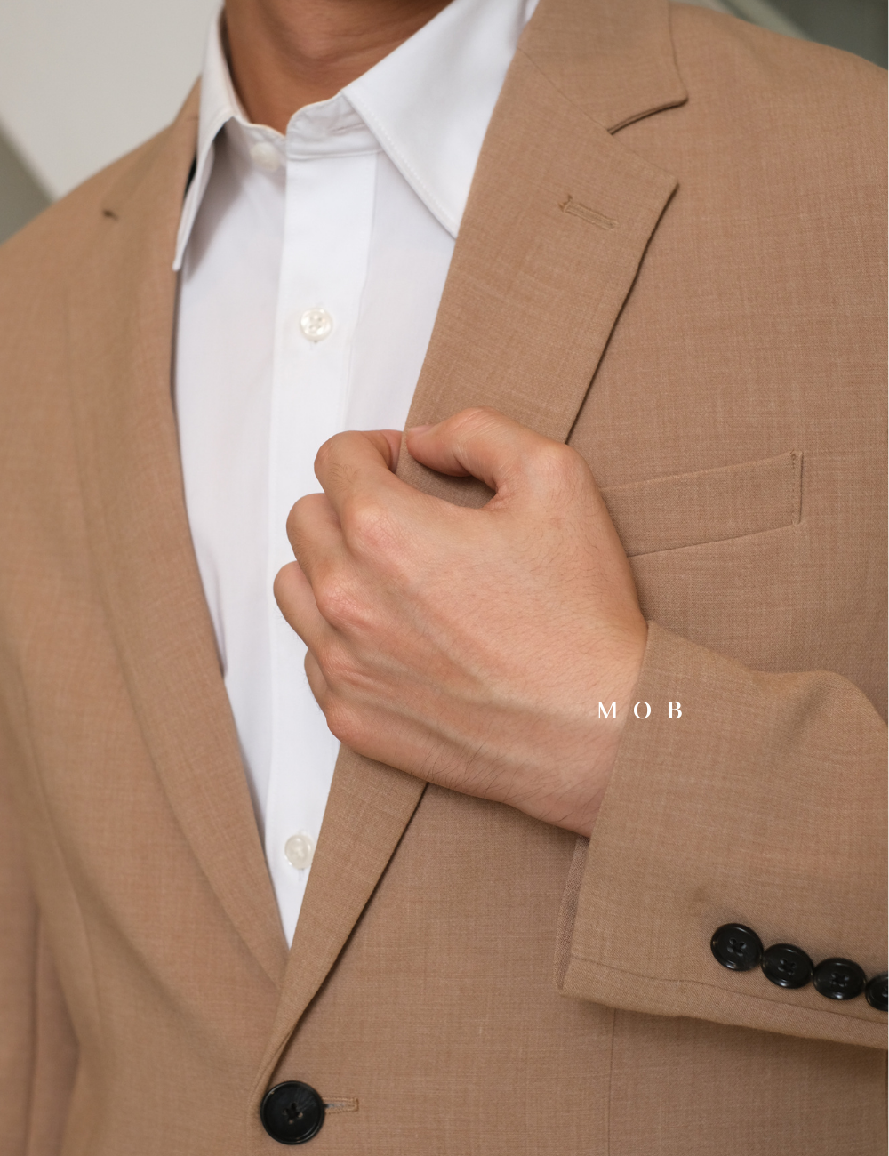 MSTBZ01001 Slim Fit Blazer Brown