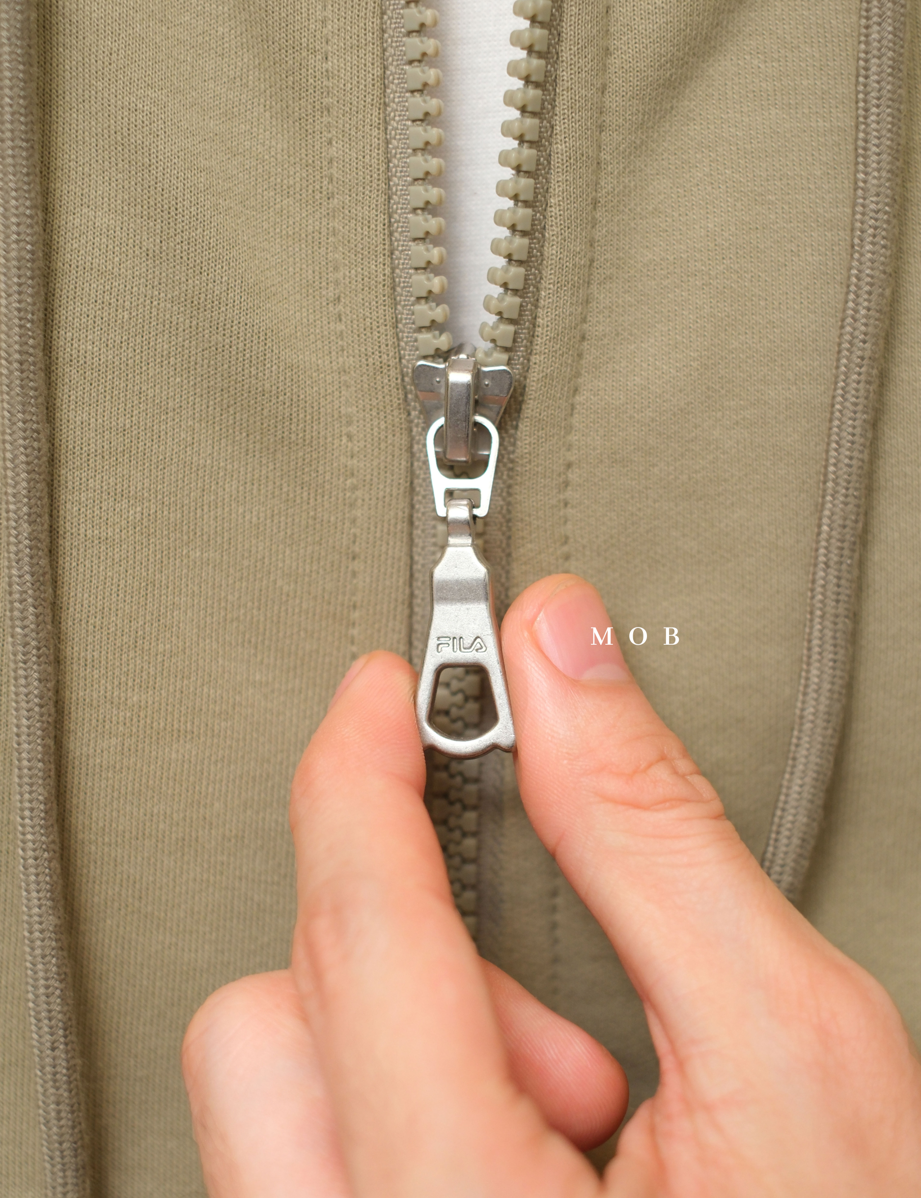 FLFZ01001 Essential Full Zipper HOODIE Olive Sand