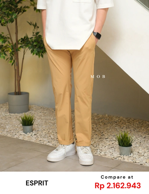 Image of ESPPT01001 Performance Slim Pants Khaki