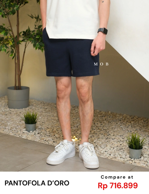 Image of PTDSR01001B Basic Shorts Navy