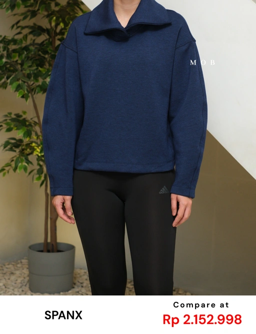 Image of SAXJ01002 AirEssentials Brushed Collared Jacket Navy