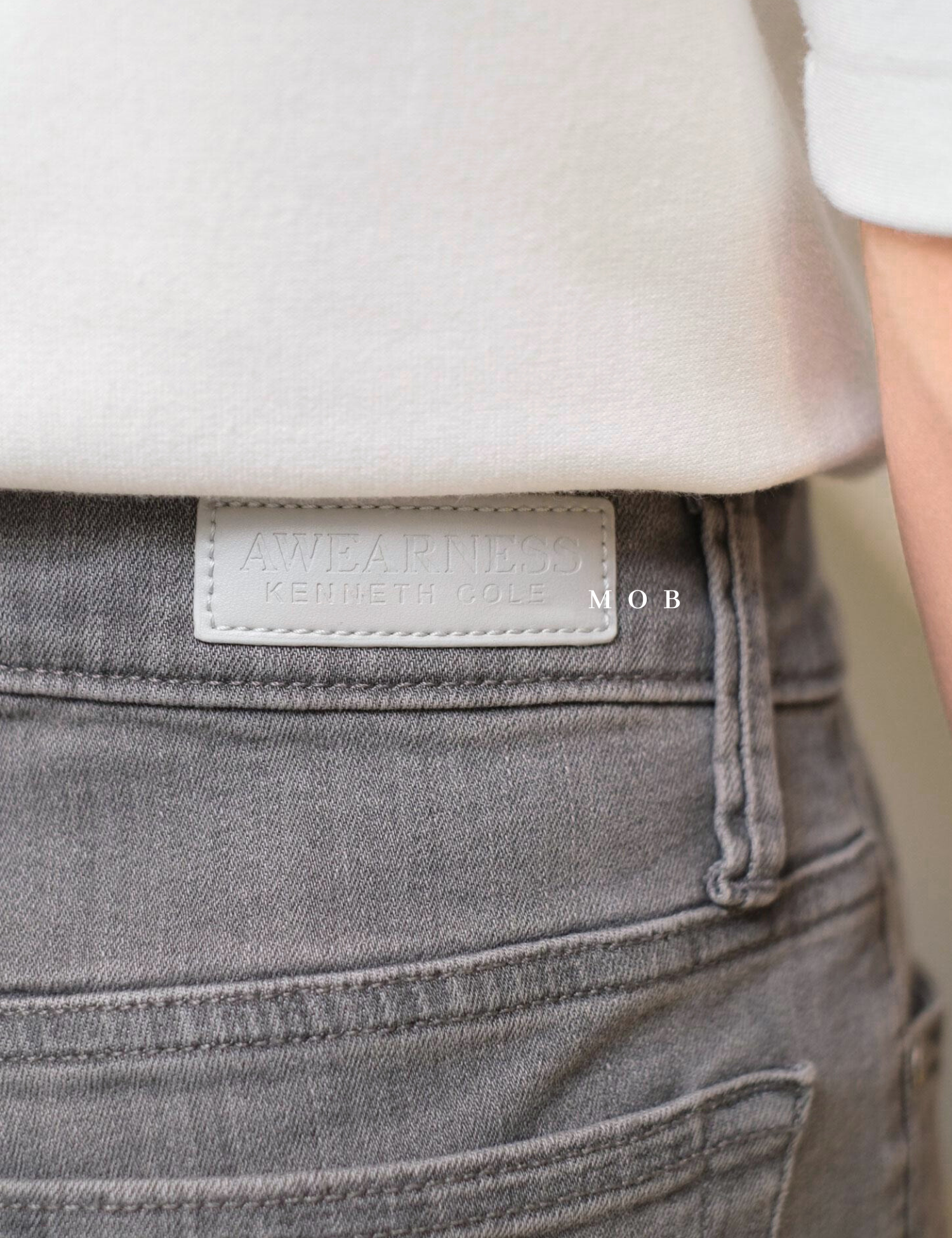 KCPT02001 Awearness Chillflex Slim Jeans Stone Grey
