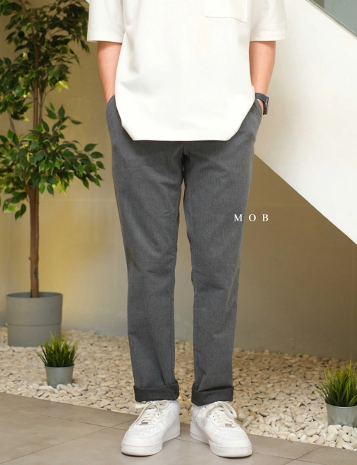 Image of ONPT2808 Athletic Ultimate Chino Pants Dark Grey Misty