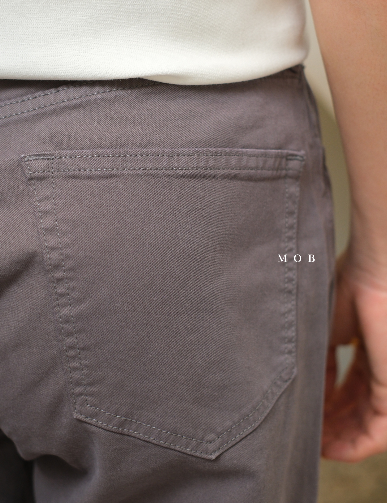 F&TPT04006 365 Straight Fit Pants Grey