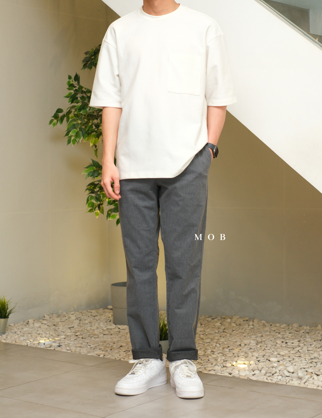 ONPT2808 Athletic Ultimate Chino Pants Dark Grey Misty