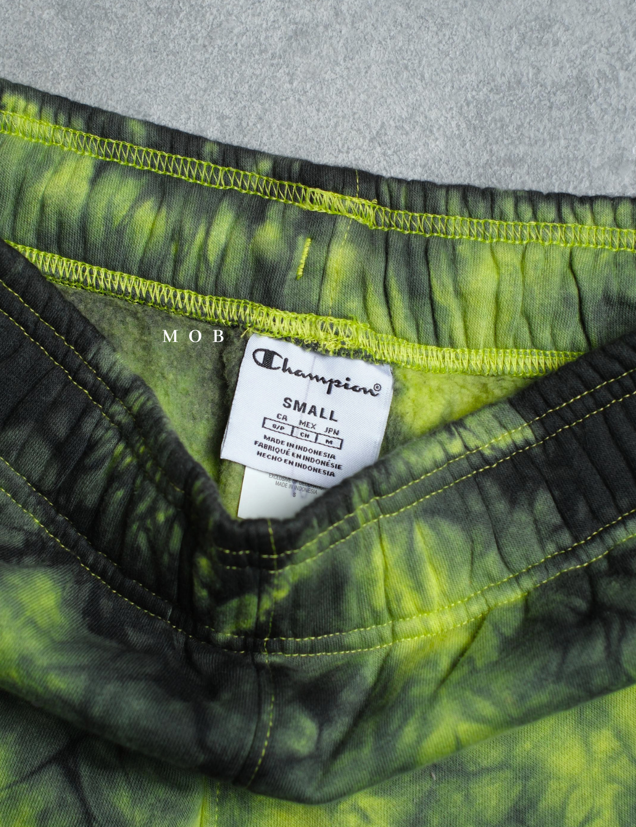 CHMPJP09001D Galaxy Tie Dye Jogger Stabilo Black