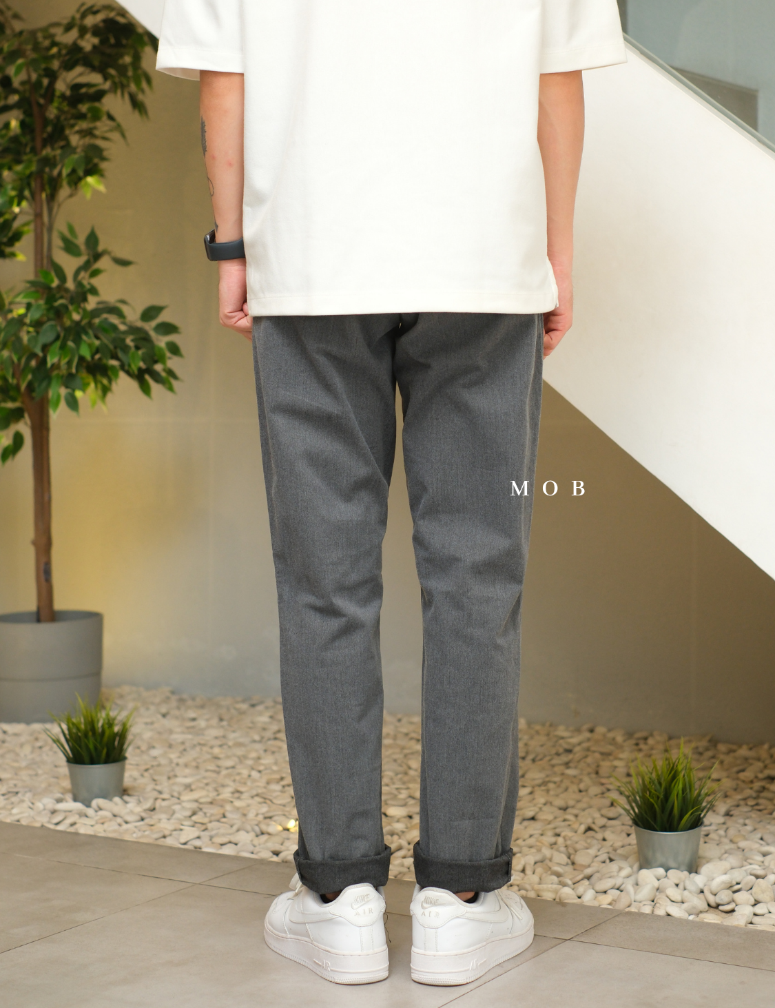 ONPT2808 Athletic Ultimate Chino Pants Dark Grey Misty