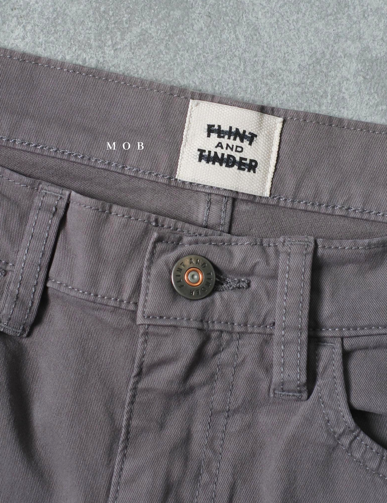 F&TPT04006 365 Straight Fit Pants Grey