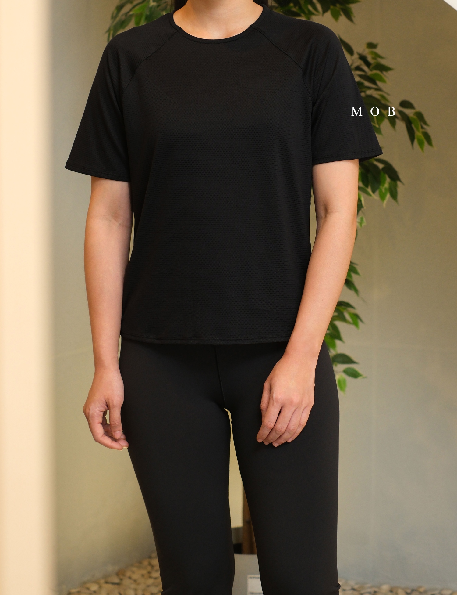 HNM01SST001-001 DryMove Mesh Sports SS Tee Black