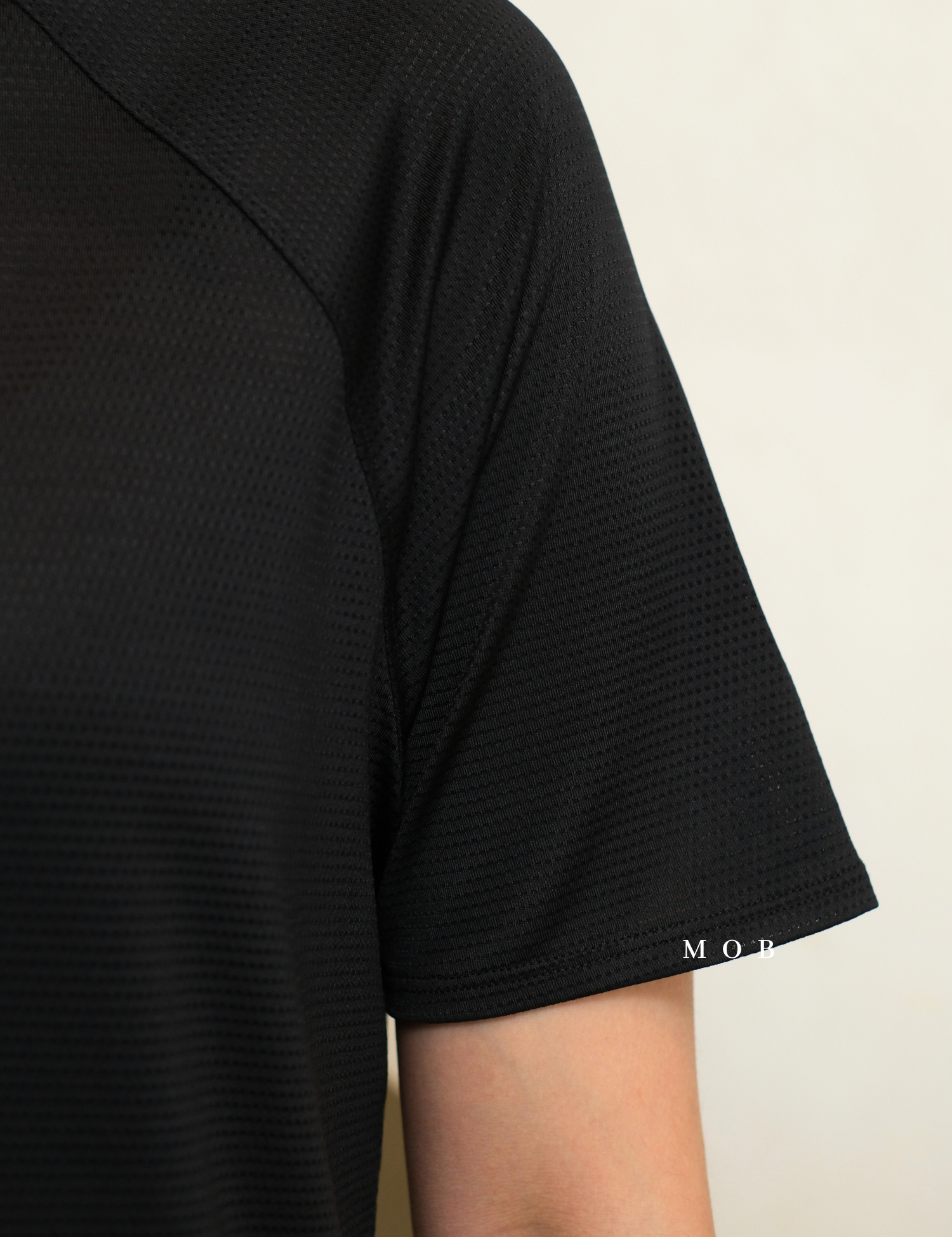 HNM01SST001-001 DryMove Mesh Sports SS Tee Black