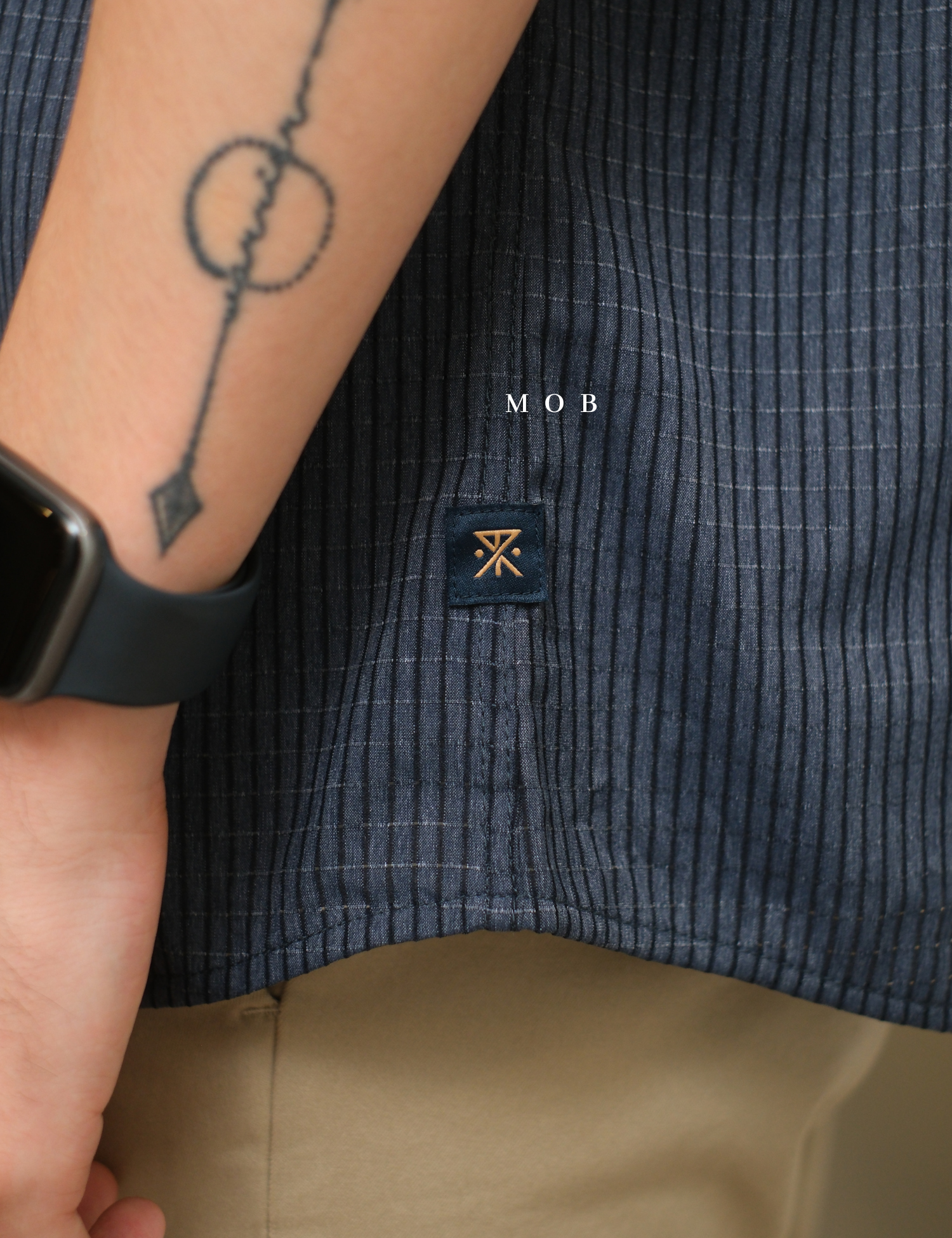 ROASSS01004C Bless Up SS Shirt Midnight Navy