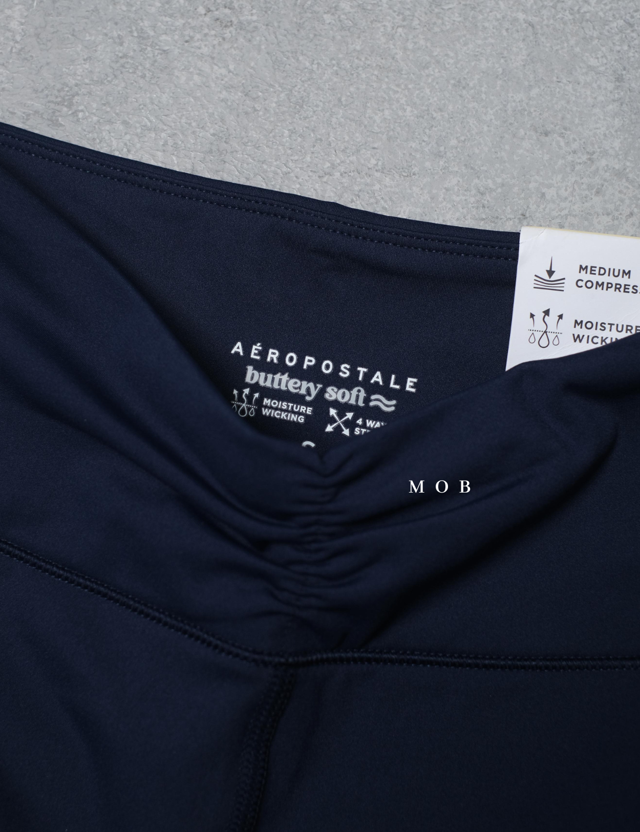 ARPT1401C Buttery Soft CINCH FLARE Leggings Deep Navy