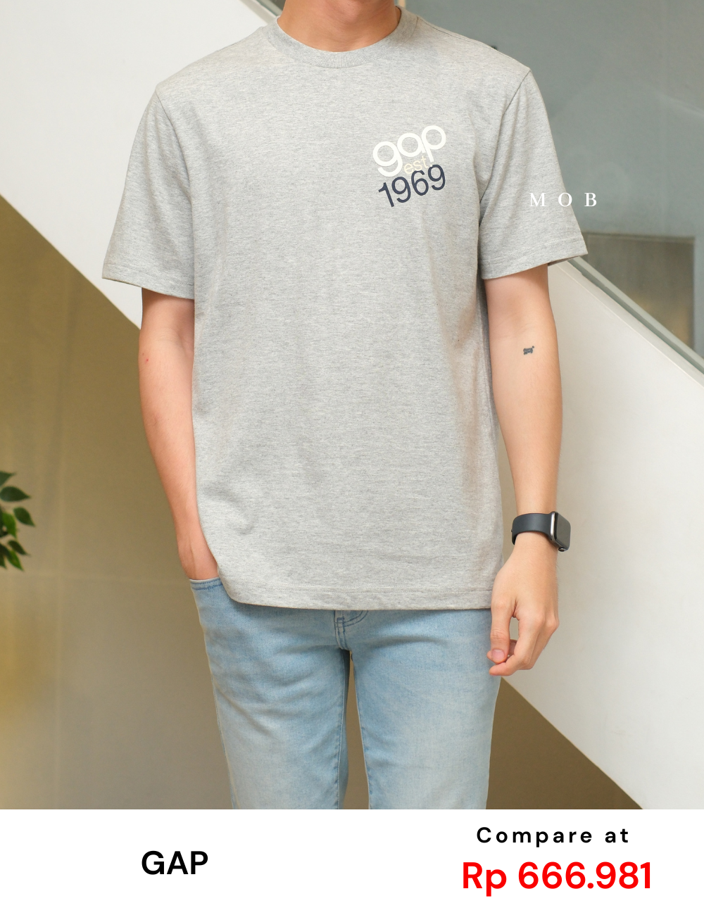 GPSST2035 Est. 1969 Grey