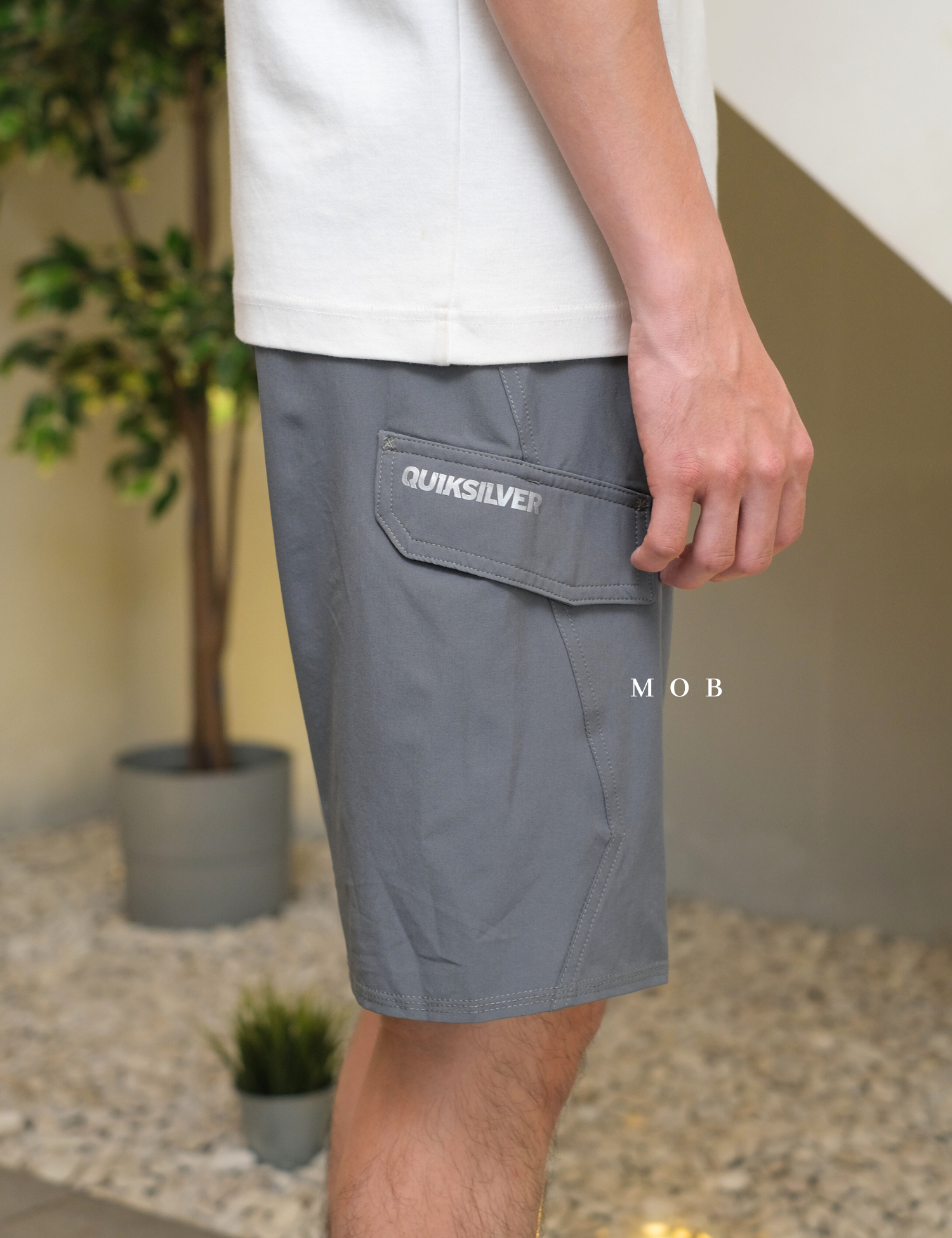 QSBS01003 Kaimana Apex Boardshort Grey