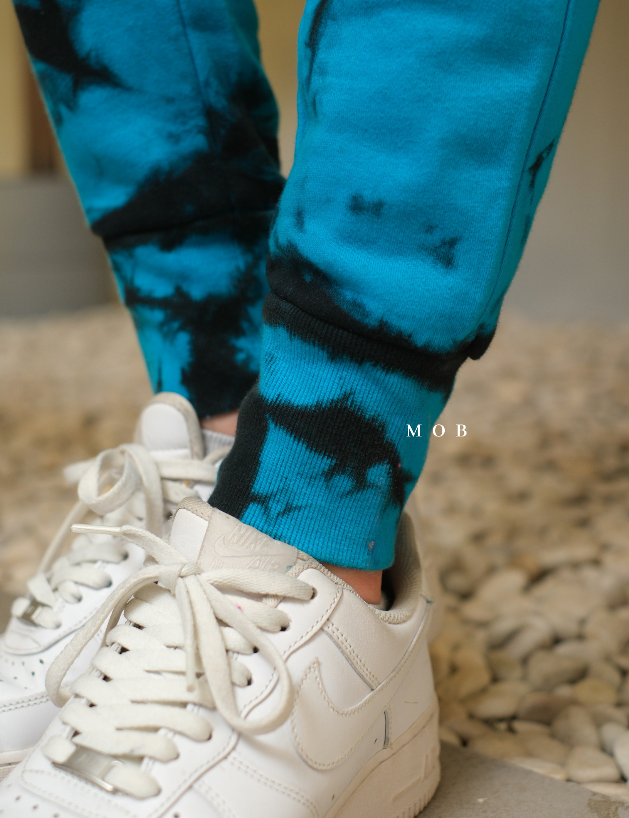 CHMPJP09001E Galaxy Tie Dye Jogger Blue Black
